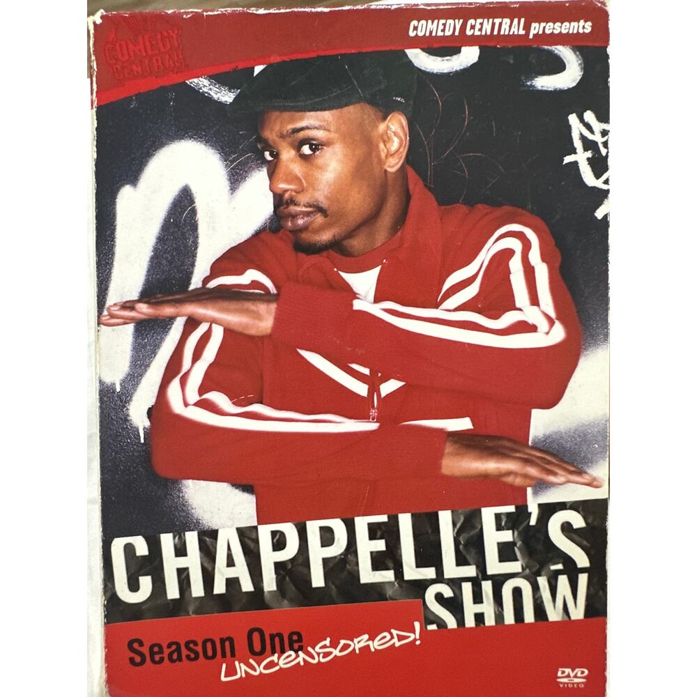 Comedy Central presents, Chapelle’s Show season one, uncensored DVD.